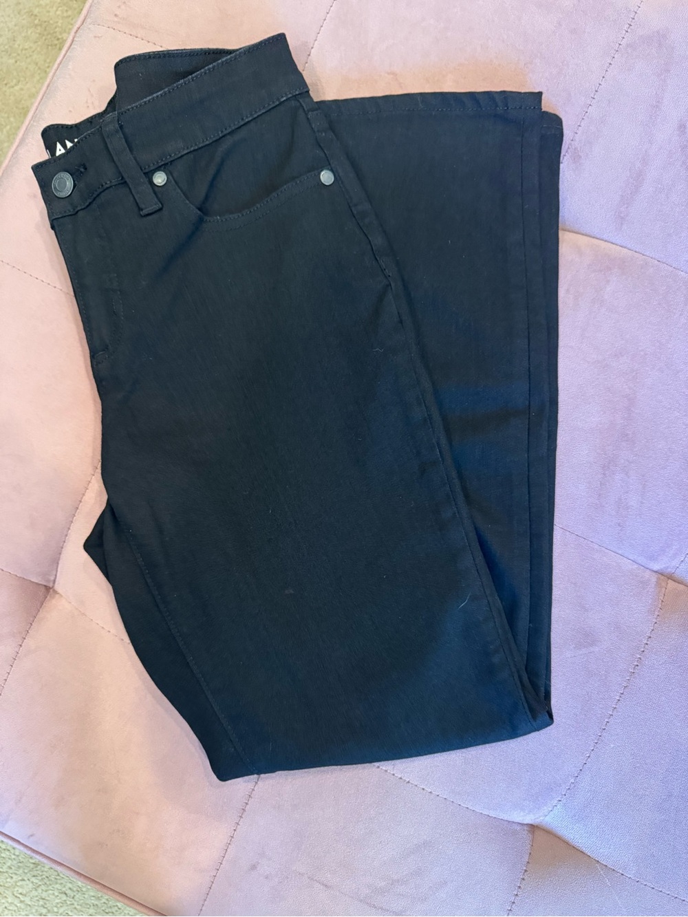 Lands' End Mid Rise True Straight Leg